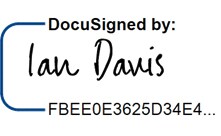 伊恩·戴维斯爵士签名